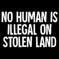 Indigenous No Human Is Illegal On Stolen Land Wool Snapback Cap