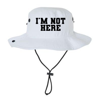 Im Not Here Funny Im Not Here Legacy Cool Fit Booney Bucket Hat