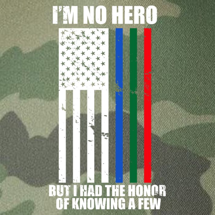 IM No Hero Bu I Had The Honor Of Knowing A Few Legacy Tie Dye Trucker Hat