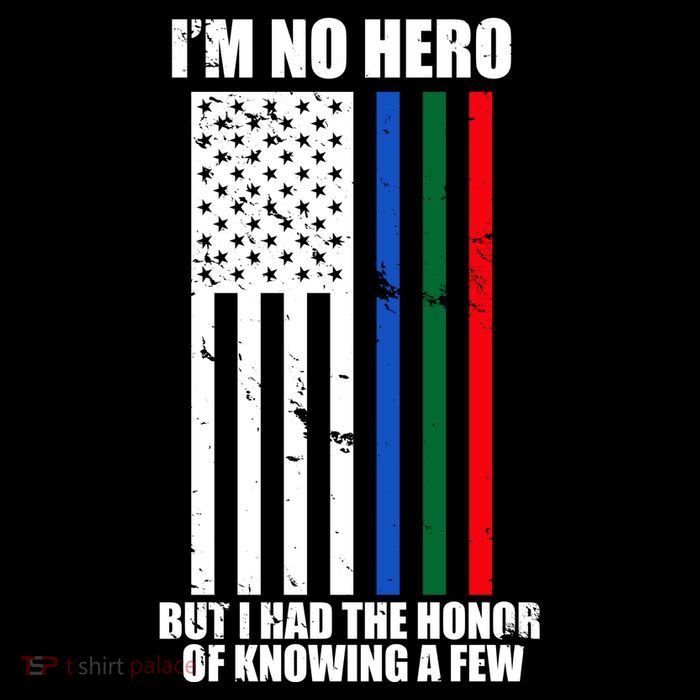 IM No Hero Bu I Had The Honor Of Knowing A Few High Crown Mesh Back Trucker Hat