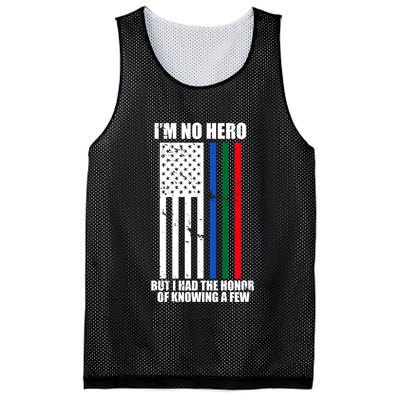 IM No Hero Bu I Had The Honor Of Knowing A Few Mesh Reversible Basketball Jersey Tank