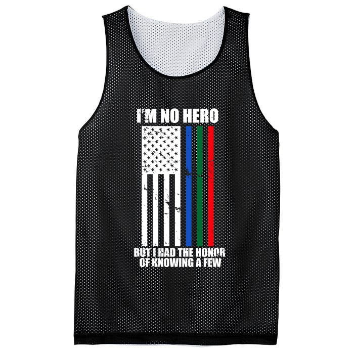 IM No Hero Bu I Had The Honor Of Knowing A Few Mesh Reversible Basketball Jersey Tank