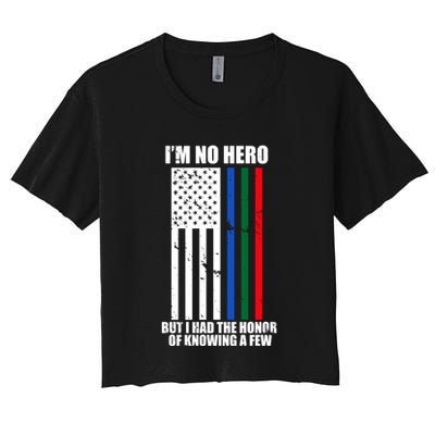 IM No Hero Bu I Had The Honor Of Knowing A Few Crop Top