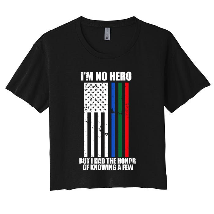 IM No Hero Bu I Had The Honor Of Knowing A Few Crop Top