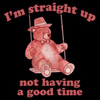 I'm Not Having A Good Time Bear Meme – Funny Bear, Relatable Humor Impact Tech Backpack