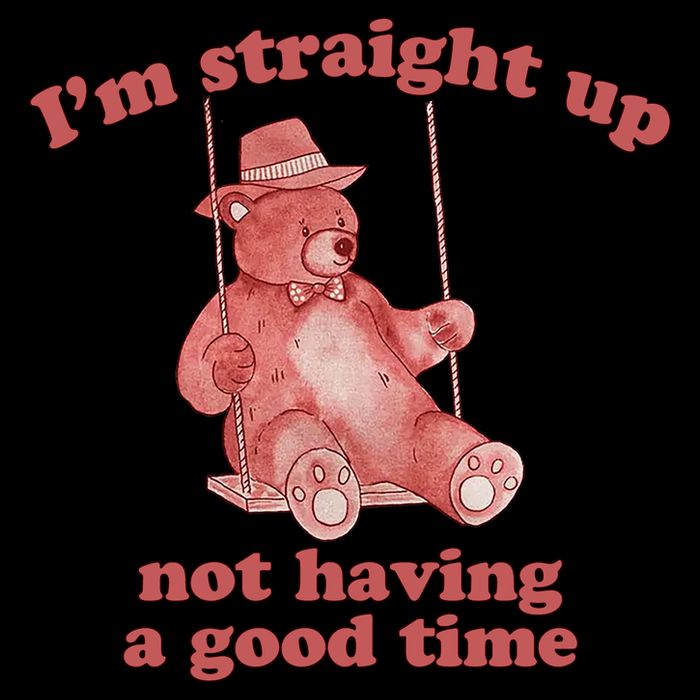 I'm Not Having A Good Time Bear Meme – Funny Bear, Relatable Humor Impact Tech Backpack