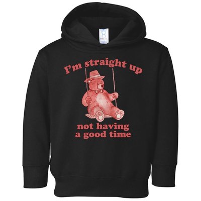I'm Not Having A Good Time Bear Meme – Funny Bear, Relatable Humor Toddler Hoodie