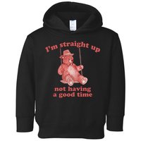 I'm Not Having A Good Time Bear Meme – Funny Bear, Relatable Humor Toddler Hoodie