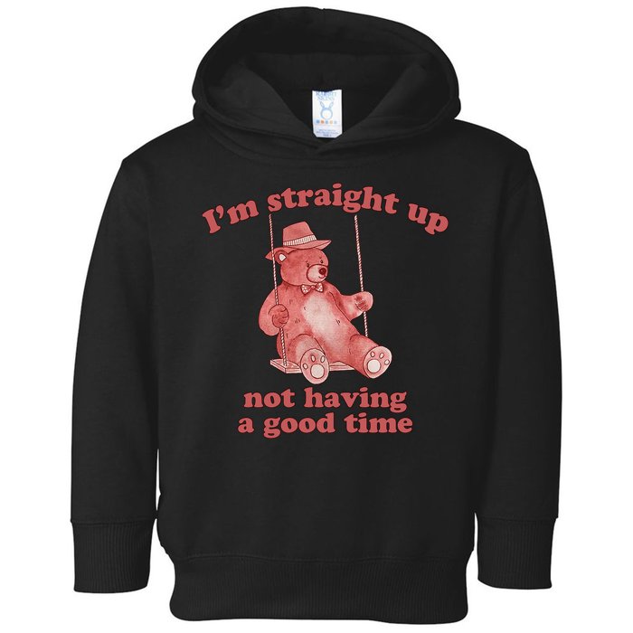 I'm Not Having A Good Time Bear Meme – Funny Bear, Relatable Humor Toddler Hoodie