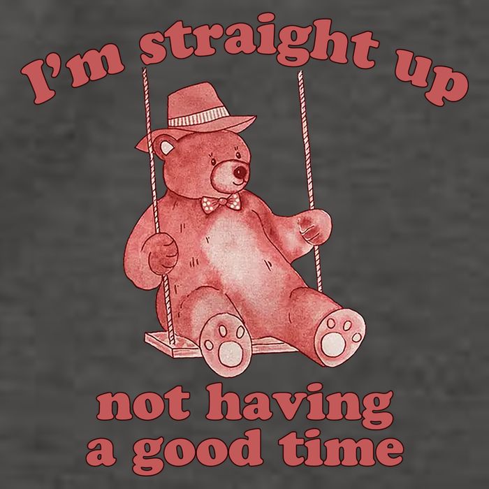 I'm Not Having A Good Time Bear Meme – Funny Bear, Relatable Humor Vector Backpack