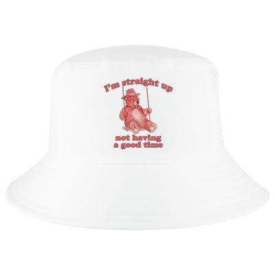 I'm Not Having A Good Time Bear Meme – Funny Bear, Relatable Humor Cool Comfort Performance Bucket Hat
