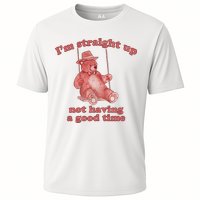 I'm Not Having A Good Time Bear Meme – Funny Bear, Relatable Humor Cooling Performance Crew T-Shirt