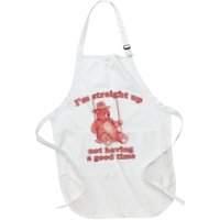 I'm Not Having A Good Time Bear Meme – Funny Bear, Relatable Humor Apron