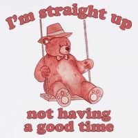 I'm Not Having A Good Time Bear Meme – Funny Bear, Relatable Humor T-Shirt