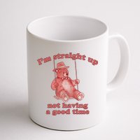 I'm Not Having A Good Time Bear Meme – Funny Bear, Relatable Humor Mug