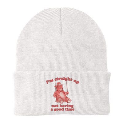 I'm Not Having A Good Time Bear Meme – Funny Bear, Relatable Humor Beanie