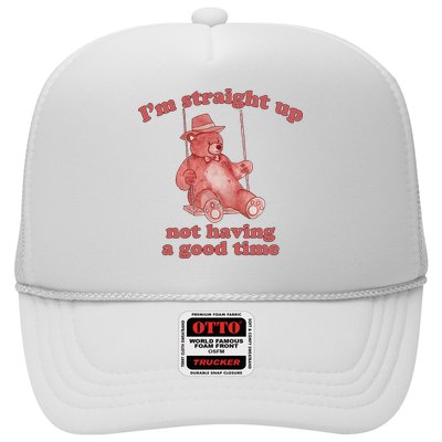 I'm Not Having A Good Time Bear Meme – Funny Bear, Relatable Humor Trucker Hat