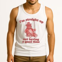 I'm Not Having A Good Time Bear Meme – Funny Bear, Relatable Humor Tank Top