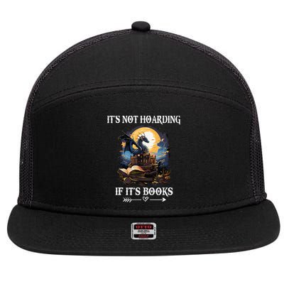 ItS Not Hoarding If ItS Books Funny Nerd Dragon Lover 7 Panel Mesh Trucker Snapback Hat
