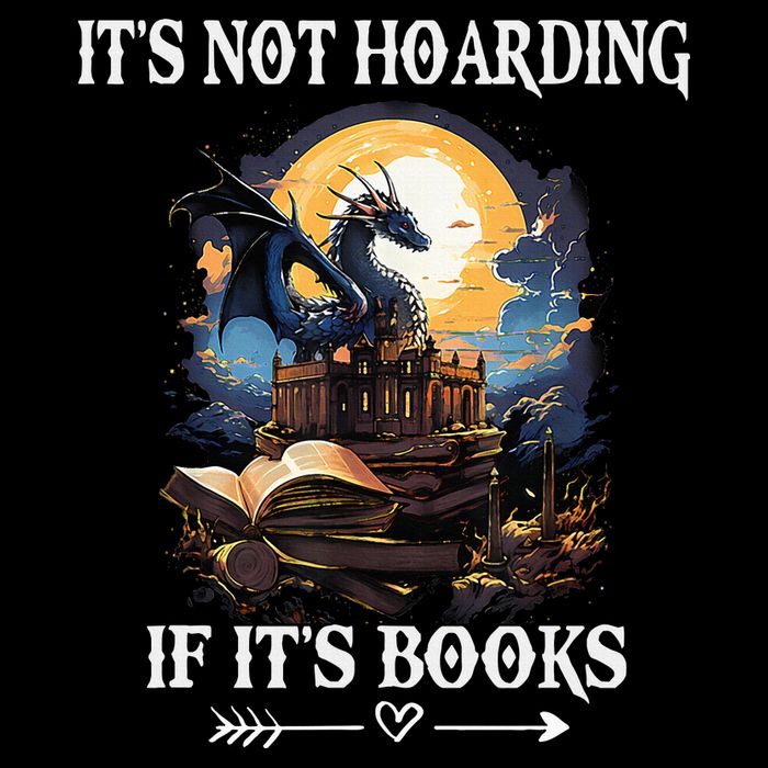 ItS Not Hoarding If ItS Books Funny Nerd Dragon Lover Bucket Hat