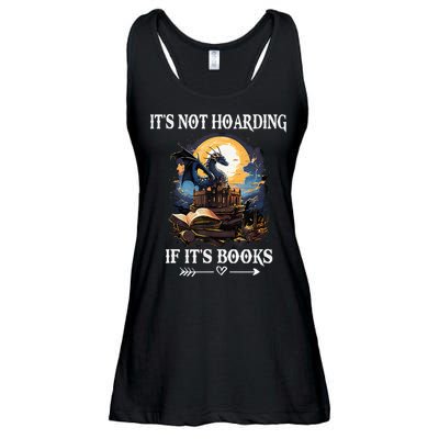 ItS Not Hoarding If ItS Books Funny Nerd Dragon Lover Ladies Essential Flowy Tank