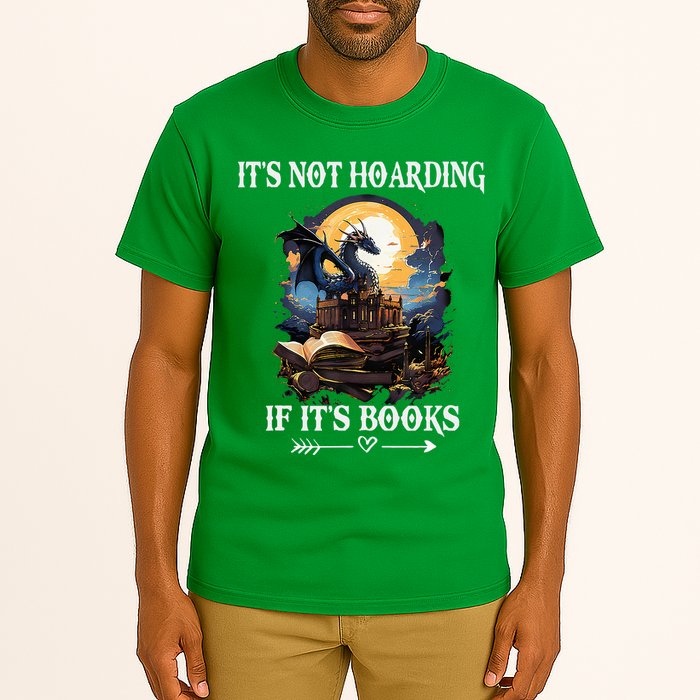 ItS Not Hoarding If ItS Books Funny Nerd Dragon Lover Tall T-Shirt