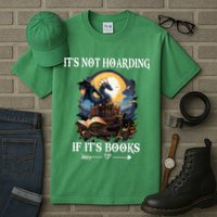ItS Not Hoarding If ItS Books Funny Nerd Dragon Lover Tall T-Shirt