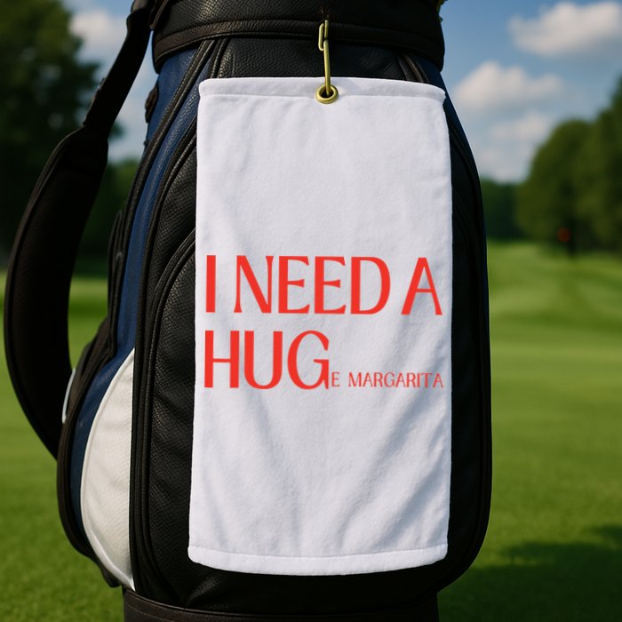 I Need Huge Margarita Golf Towel