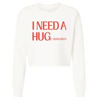 I Need Huge Margarita Cropped Pullover Crew