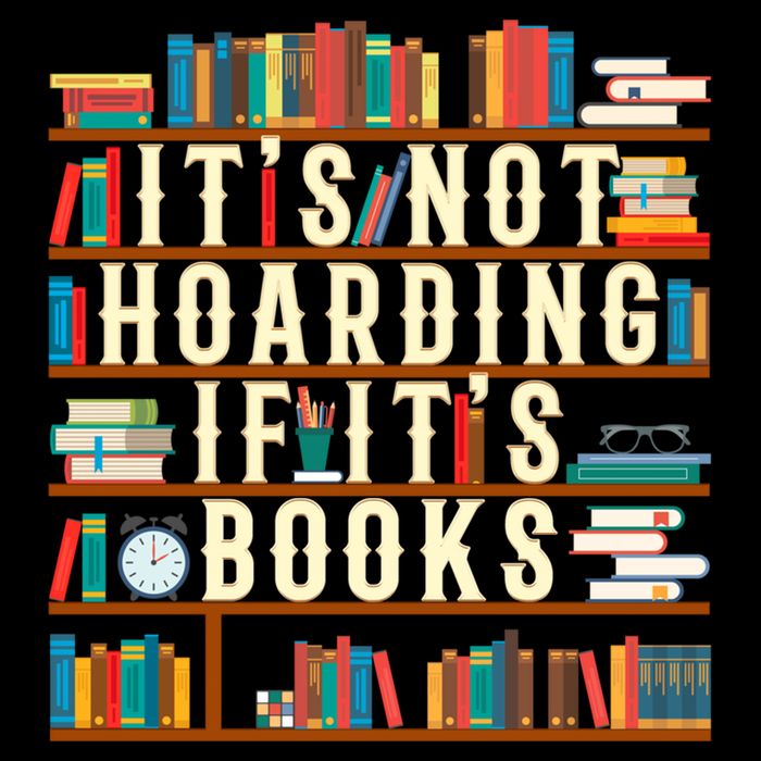 It's Not Hoarding If It's Books Book Lover Gift For Readers Cool Gift Drawstring Bag
