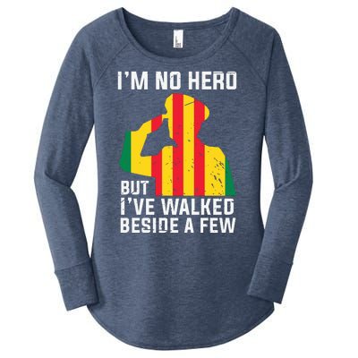 Im No Hero But I've Walked Beside A Few Veteran Day Army Women's Perfect Tri Tunic Long Sleeve Shirt