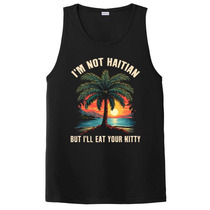 IM Not Haitian But ILl Eat Your Kitty Coconut Tree PosiCharge Competitor Tank