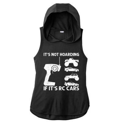 It's Not Hoarding If It's RC Cars RC Car Racing Ladies PosiCharge Tri-Blend Wicking Draft Hoodie Tank