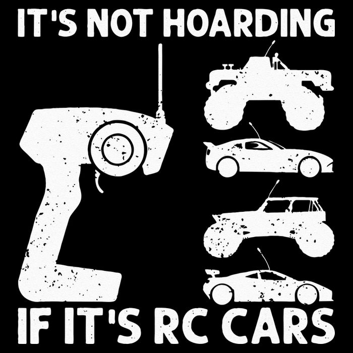 It's Not Hoarding If It's RC Cars RC Car Racing Flat Bill Trucker Hat