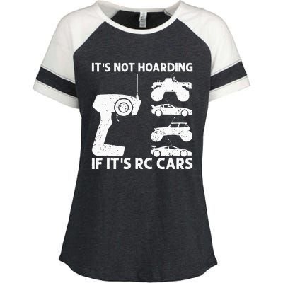 It's Not Hoarding If It's RC Cars RC Car Racing Enza Ladies Jersey Colorblock Tee