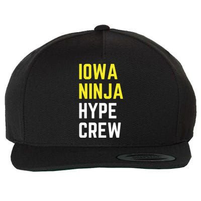 Iowa Ninja Hype Crew Wool Snapback Cap