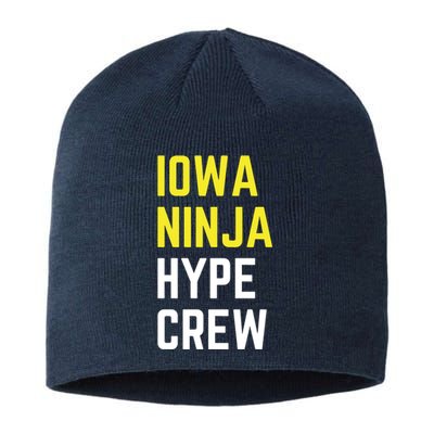 Iowa Ninja Hype Crew Sustainable Beanie