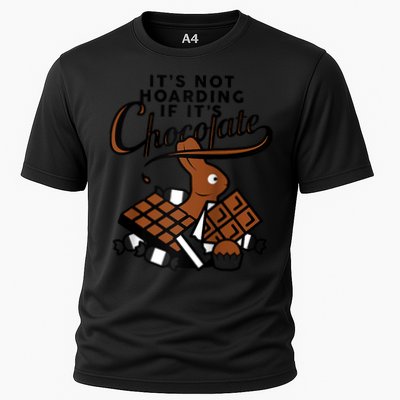 It's Not Hoarding If It's Chocolate Bunny Easter Funny Raglan Baseball Performance Shirt