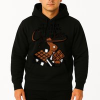 It's Not Hoarding If It's Chocolate Bunny Easter Funny Raglan Baseball Hoodie