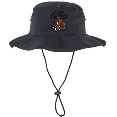 It's Not Hoarding If It's Chocolate Bunny Easter Funny Raglan Baseball Bucket Hat