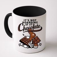 It's Not Hoarding If It's Chocolate Bunny Easter Funny Raglan Baseball Mug