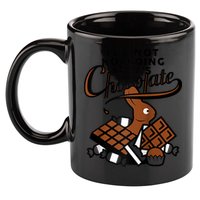 It's Not Hoarding If It's Chocolate Bunny Easter Funny Raglan Baseball 11oz C Handle Ceramic Mug
