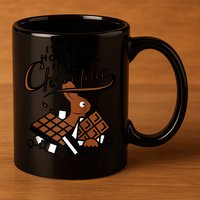 It's Not Hoarding If It's Chocolate Bunny Easter Funny Raglan Baseball 11oz C Handle Ceramic Mug