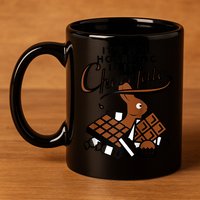 It's Not Hoarding If It's Chocolate Bunny Easter Funny Raglan Baseball 11oz C Handle Ceramic Mug