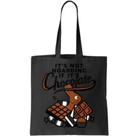 It's Not Hoarding If It's Chocolate Bunny Easter Funny Raglan Baseball Bag