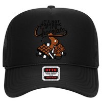 It's Not Hoarding If It's Chocolate Bunny Easter Funny Raglan Baseball Trucker Hat