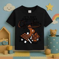 It's Not Hoarding If It's Chocolate Bunny Easter Funny Raglan Baseball Toddler T-Shirt