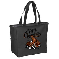 It's Not Hoarding If It's Chocolate Bunny Easter Funny Raglan Baseball Zip Tote Bag
