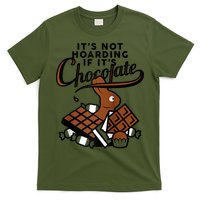 It's Not Hoarding If It's Chocolate Bunny Easter Funny Raglan Baseball T-Shirt