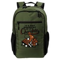 It's Not Hoarding If It's Chocolate Bunny Easter Funny Raglan Baseball Backpack